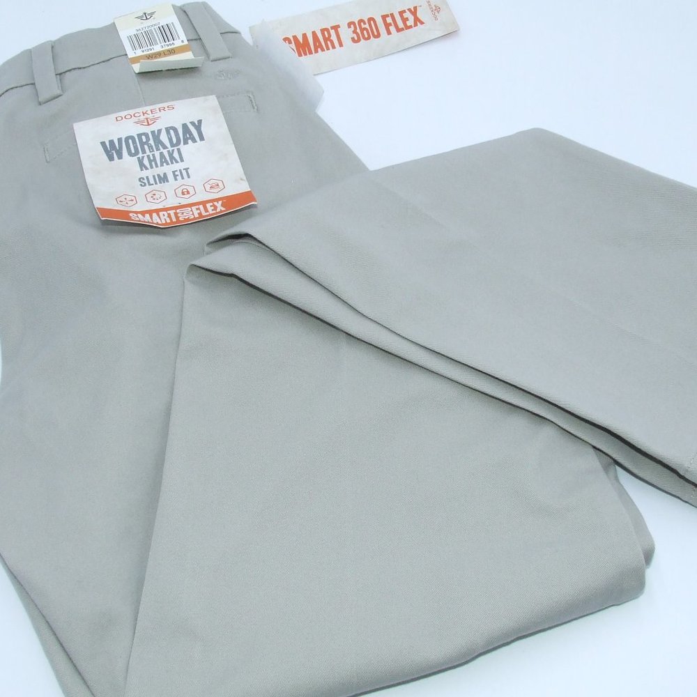 Dockers Men's Workday Khaki Pants, Slim Fit Sz 29 - Picture 4 of 7